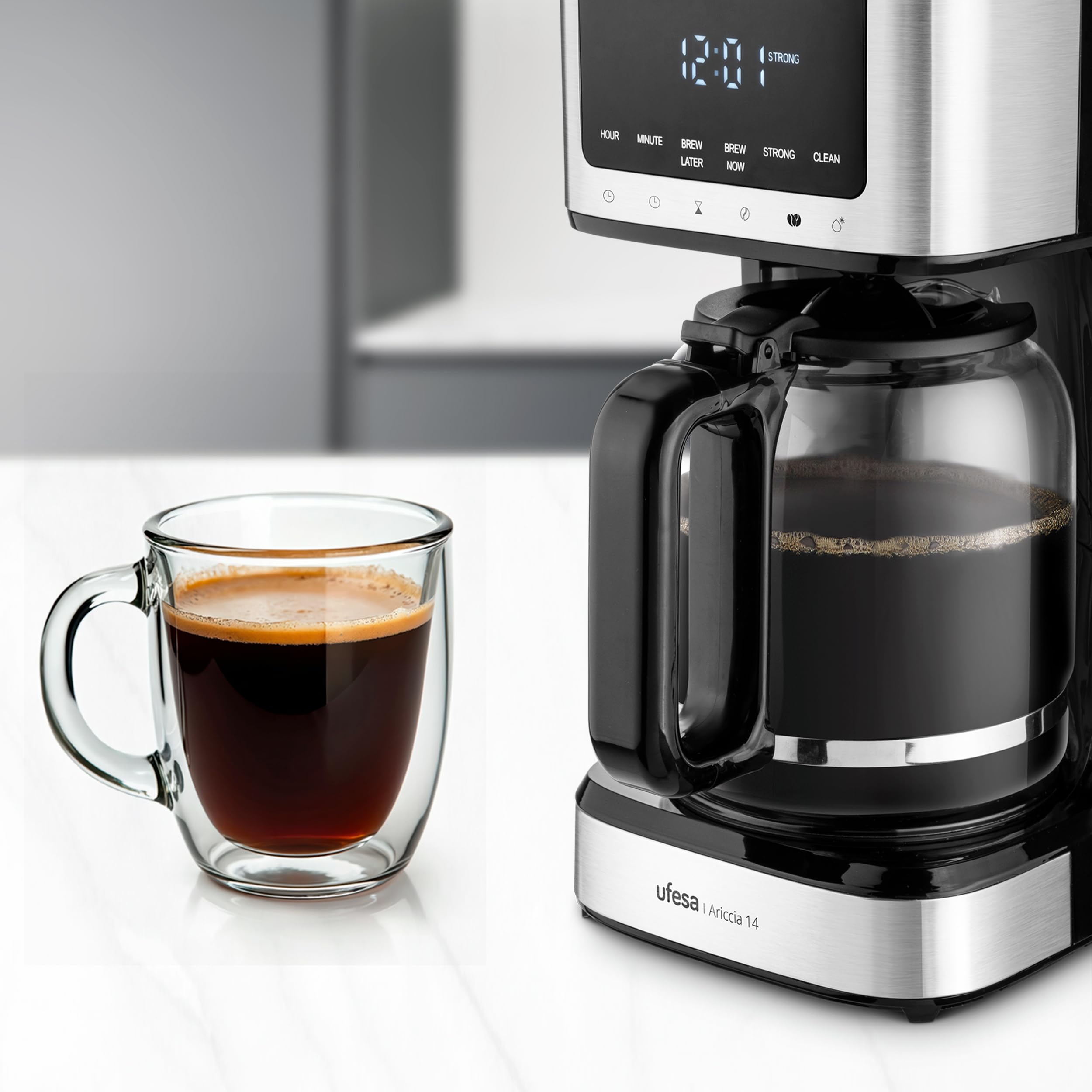 Ufesa Ariccia Macchina Caffè Filtro 14 Tazze 1,8 L