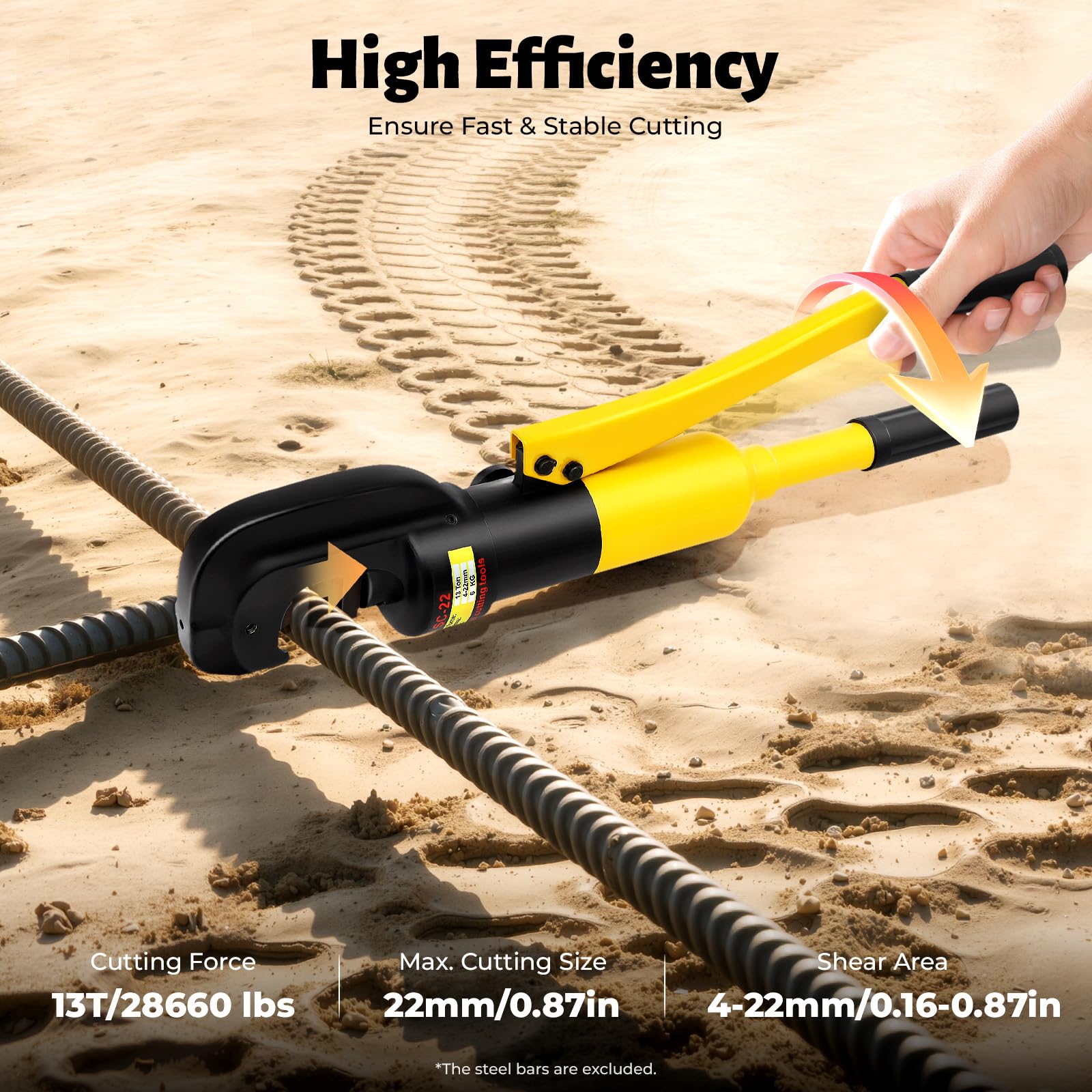 TiryyDrela Taglierina Manuale 13 T Barre 4-22 mm con Valigetta