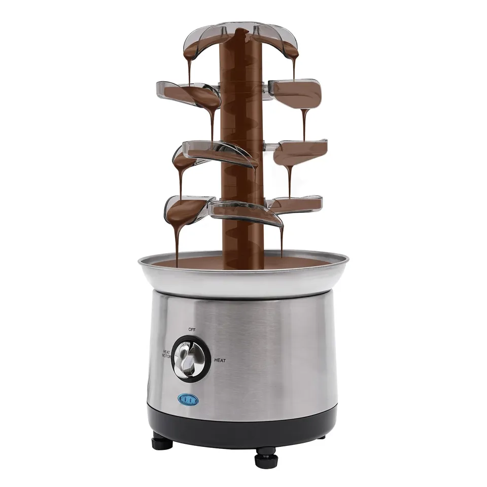 TiryyDrela Fontana Cioccolato 4 Livelli Inox 1,2 L