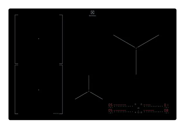 Electrolux KIS82453I piano induzione aspirante 80 cm 4 zone