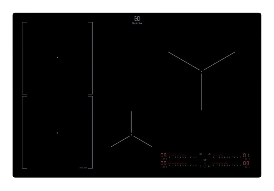 Electrolux KIS82453I piano induzione aspirante 80 cm 4 zone
