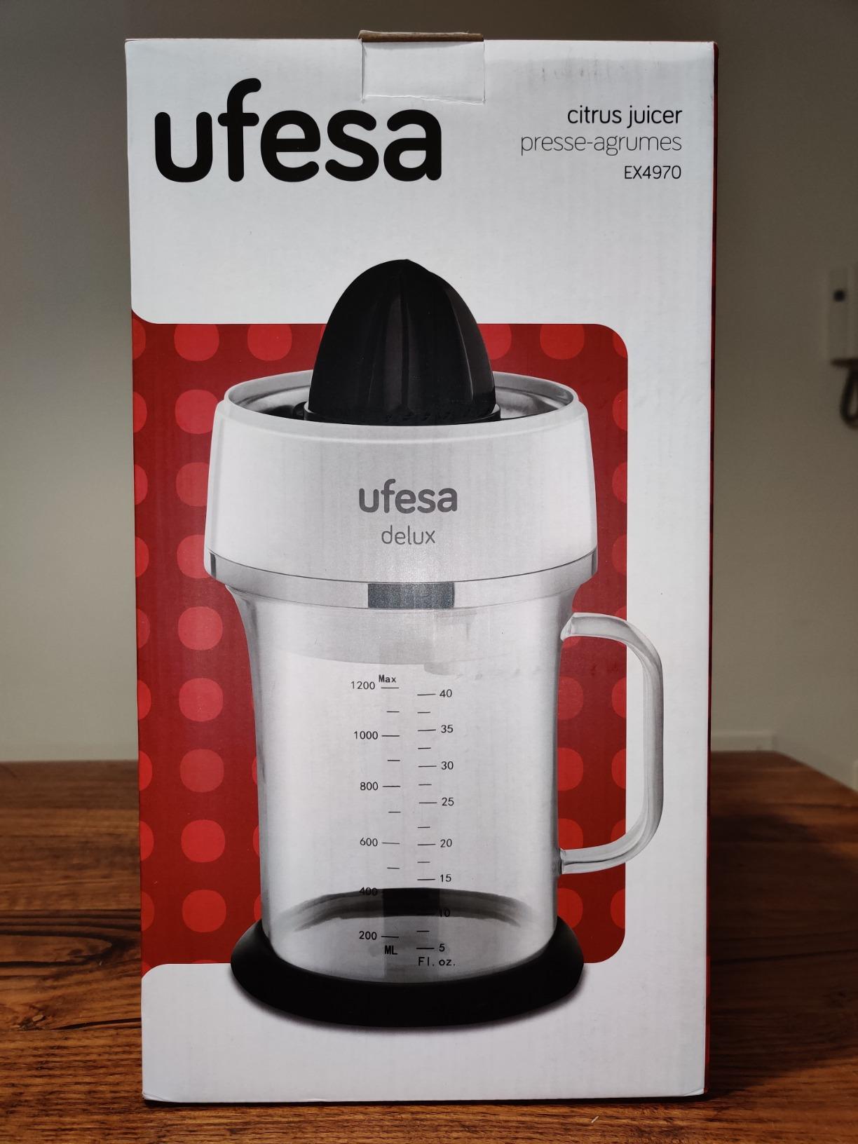 Ufesa EX4970 Spremiagrumi Elettrico 1,2 L Vetro 2 Coni