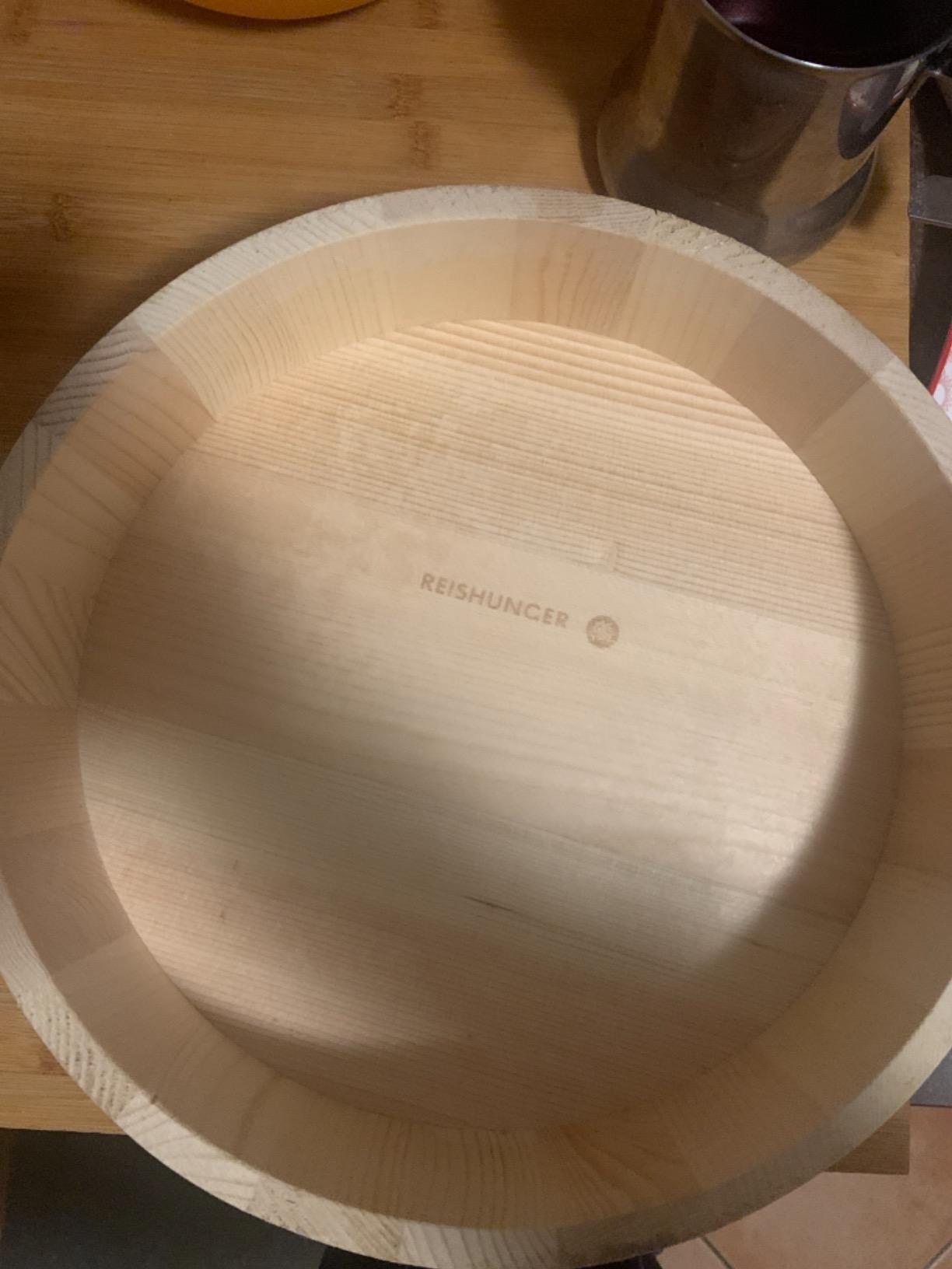 Reishunger Hangiri Ciotola Legno Sushi 30 cm