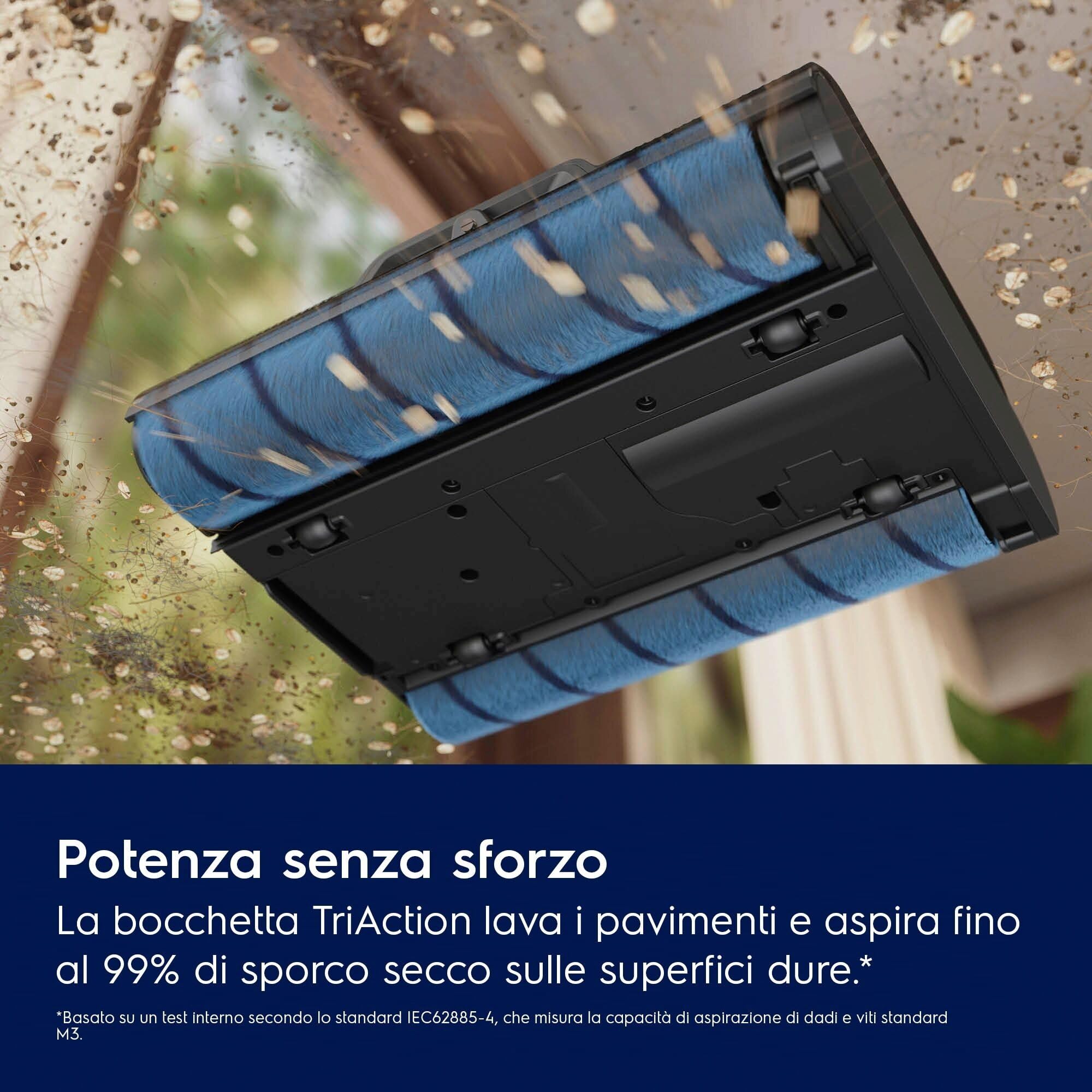 Electrolux Serie 800 EW82U1DB lavapavimenti senza filo wet&dry blu