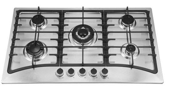 TiryyDrela Piano cottura gas 5 fuochi inox da incasso