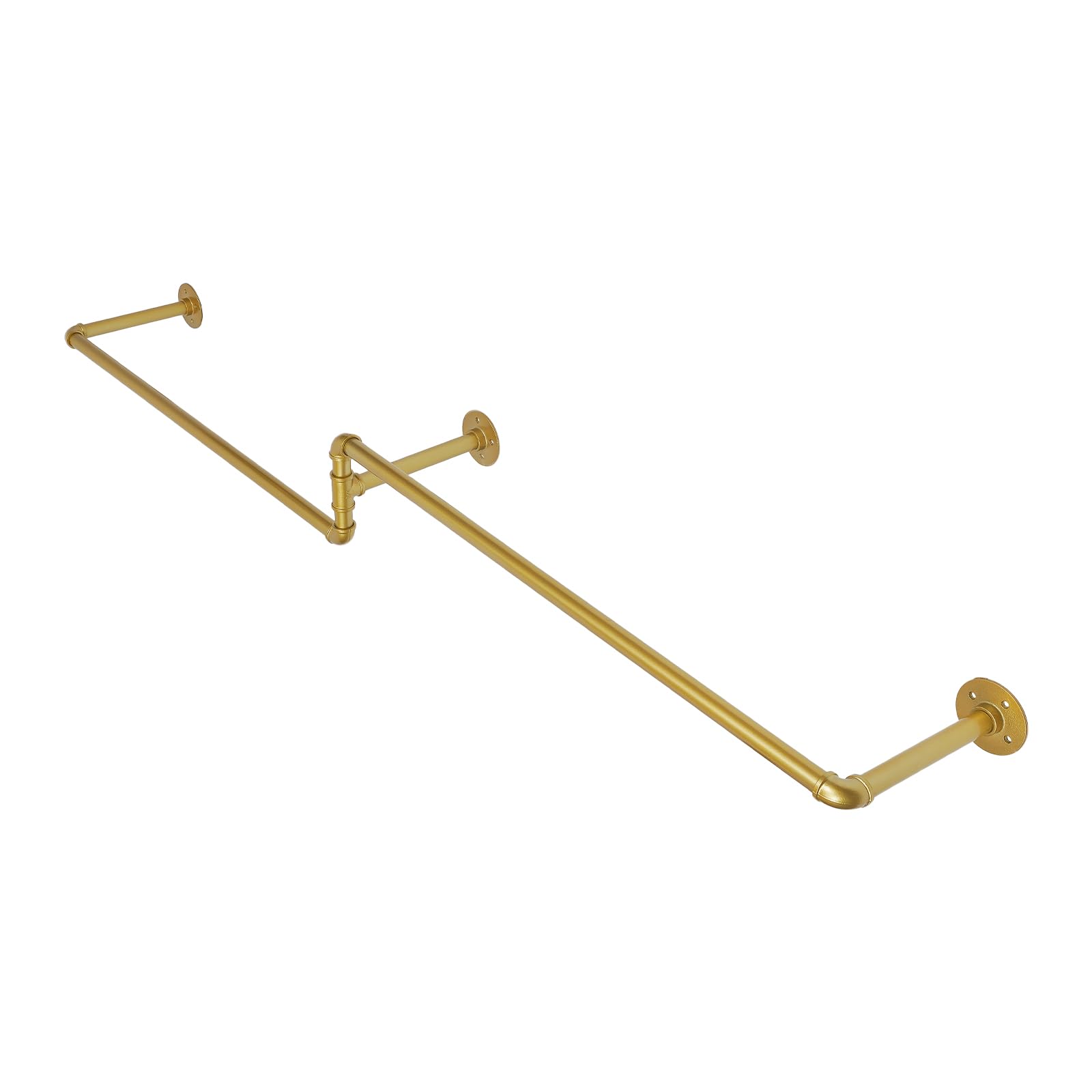 TiryyDrela Appendiabiti da Parete 180 cm in Acciaio Oro