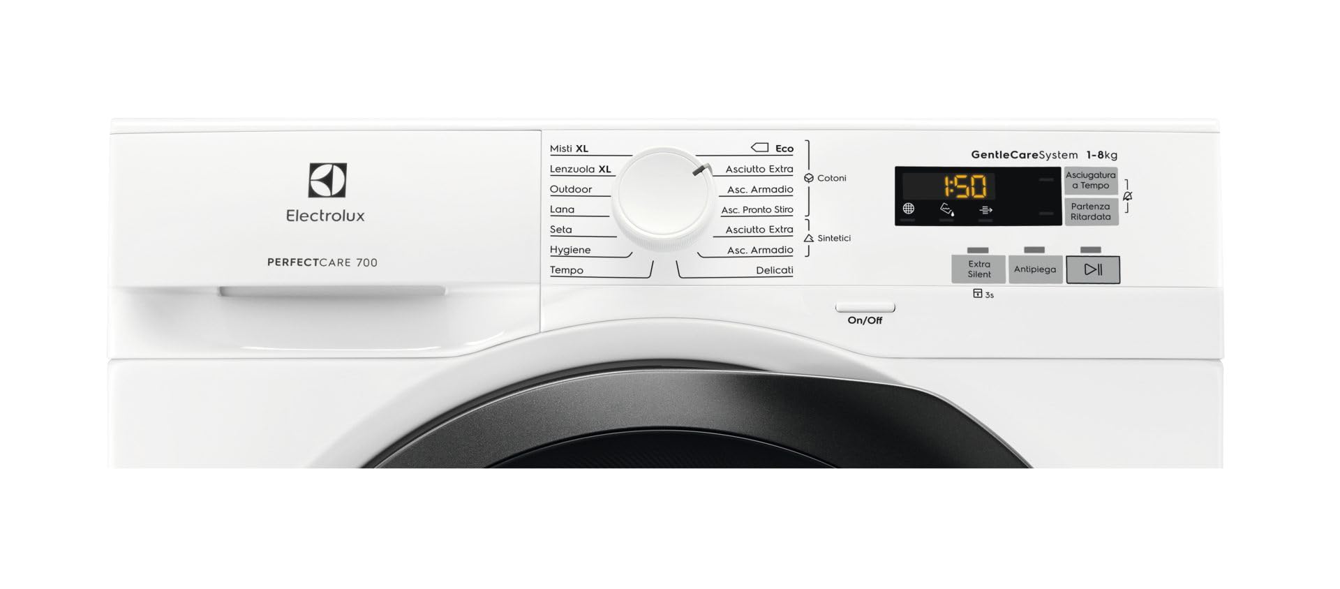 Electrolux PerfectCare 700 EW7H385S asciugatrice 8 kg pompa di calore