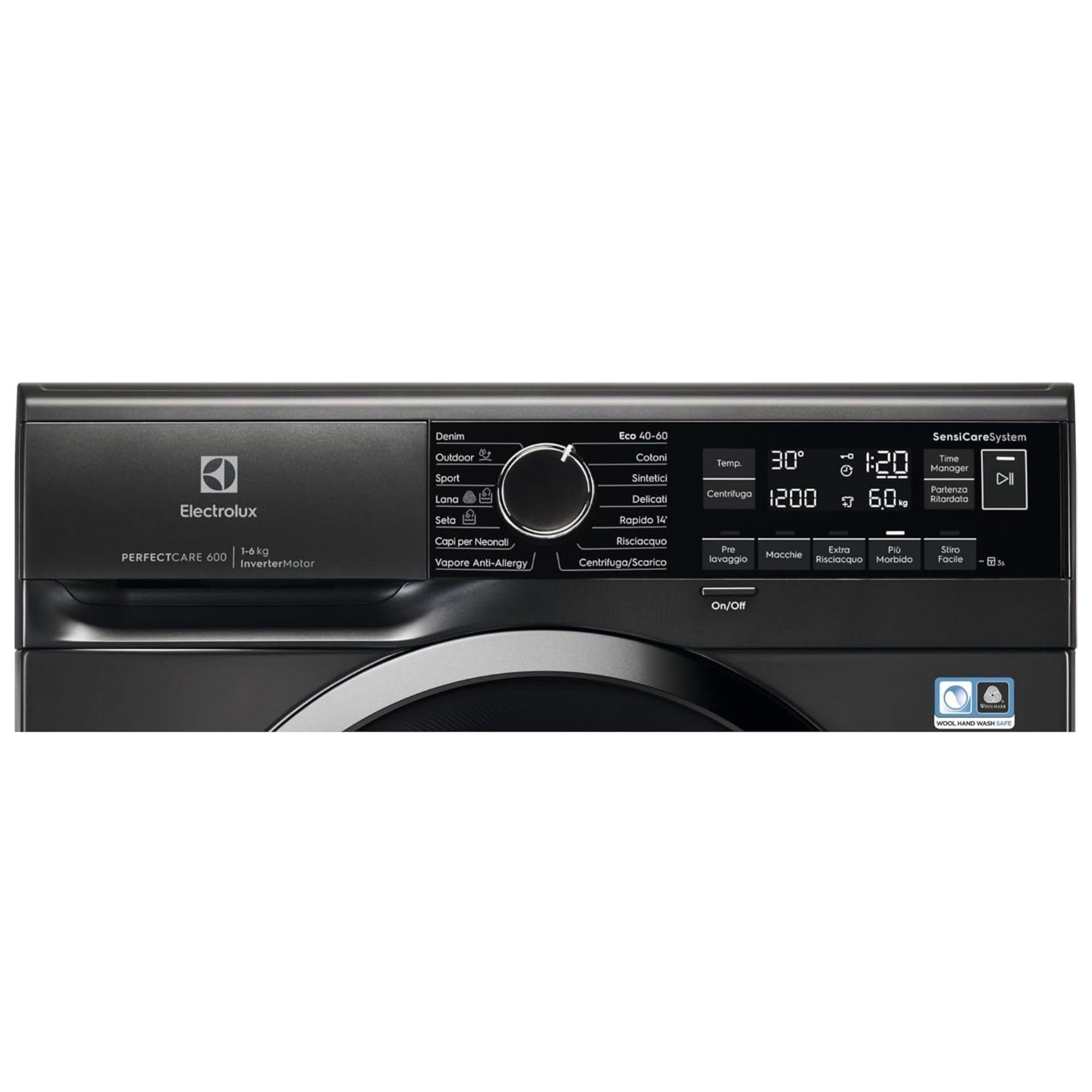 Electrolux Serie 600 EW6S306BL lavatrice slim 6kg nera