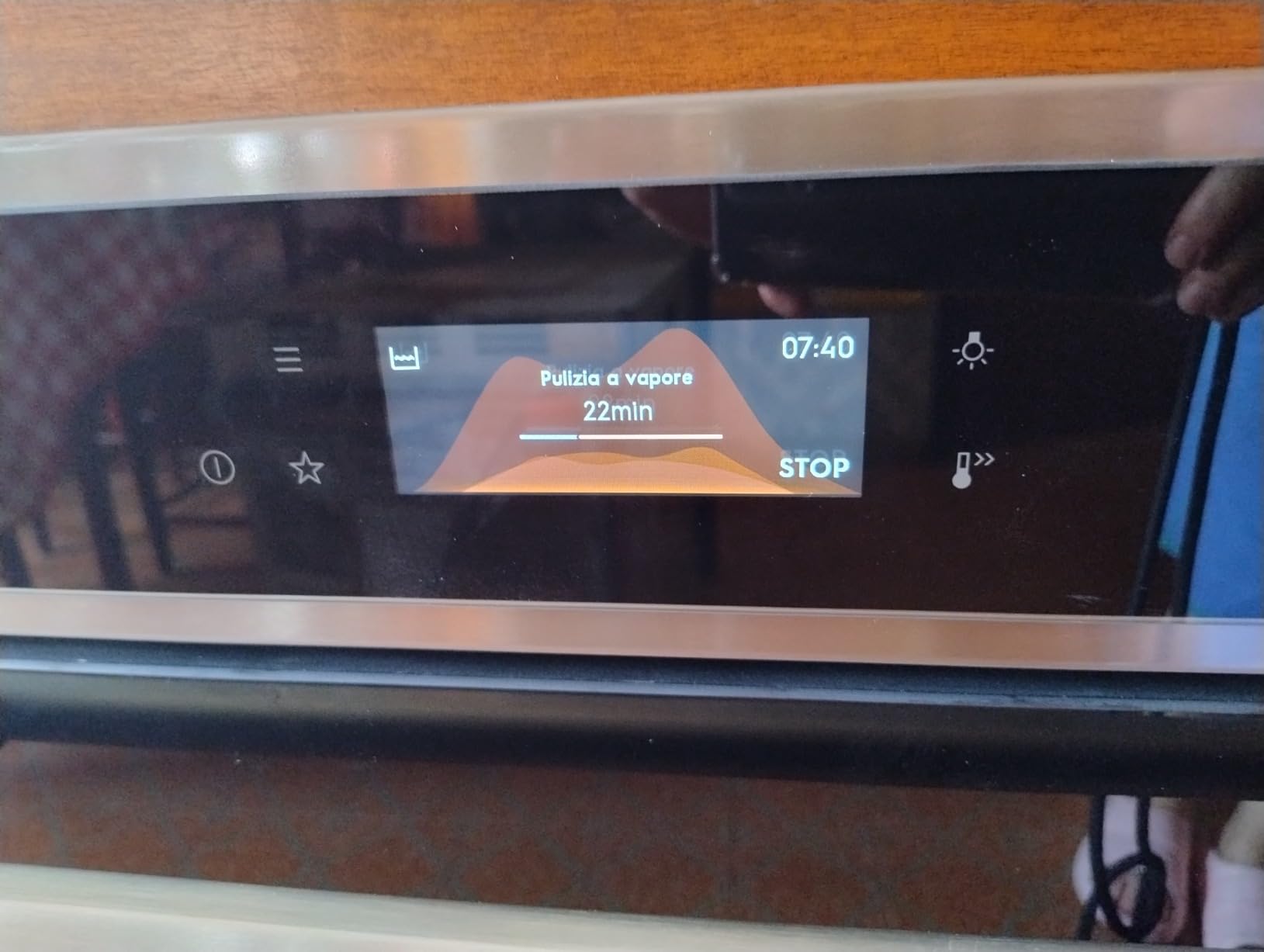 Electrolux Serie 800 EOB8S09WX forno a vapore nero 72L