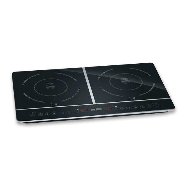 SEVO Doppia piastra a induzione vetroceramica con timer