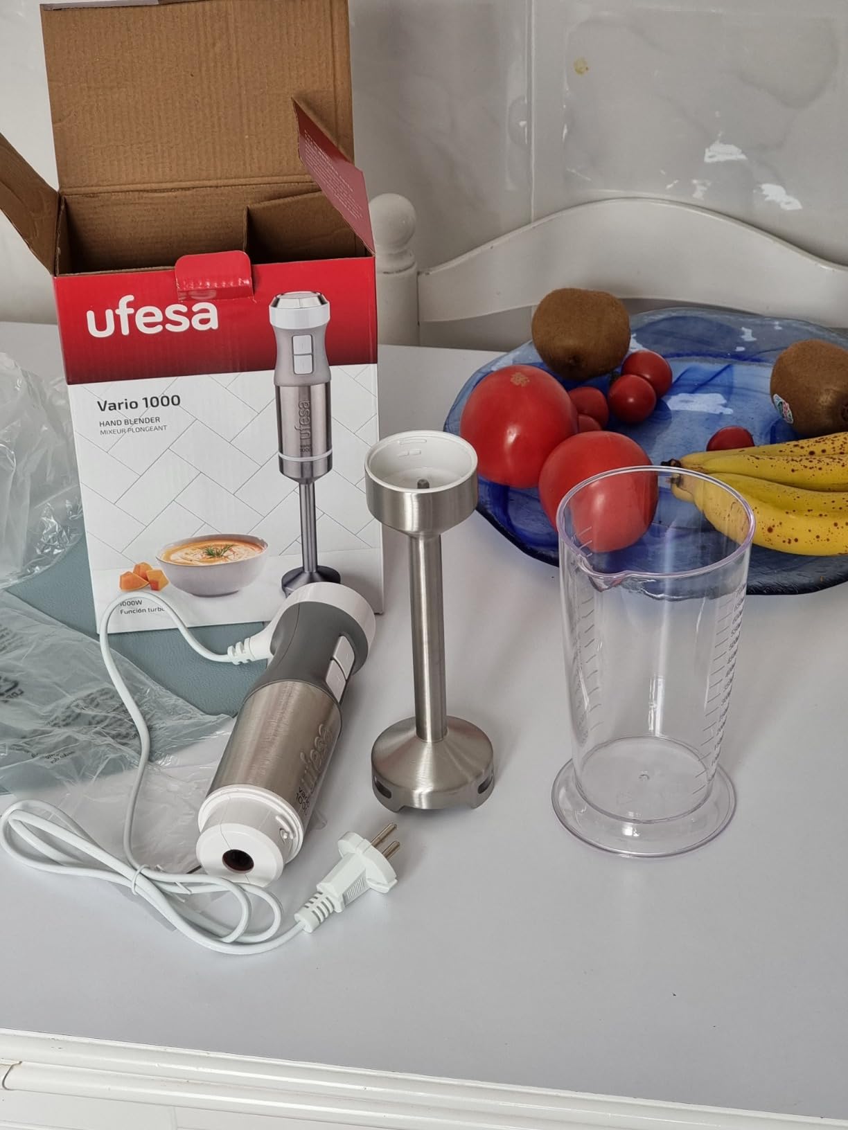 Ufesa BP4580 Vario 1000 Frullatore Immersione 1000W 1 Acc.