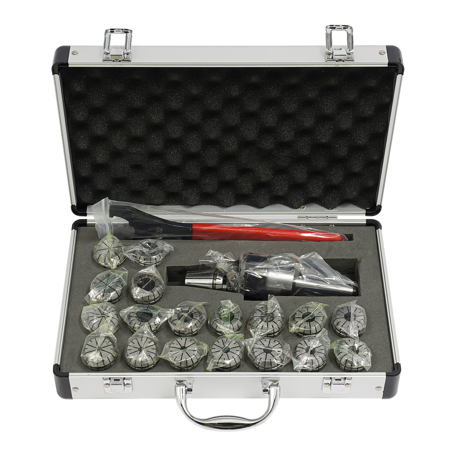 TiryyDrela Set Pinze ER32 19 Pezzi 2-20 mm Precisione