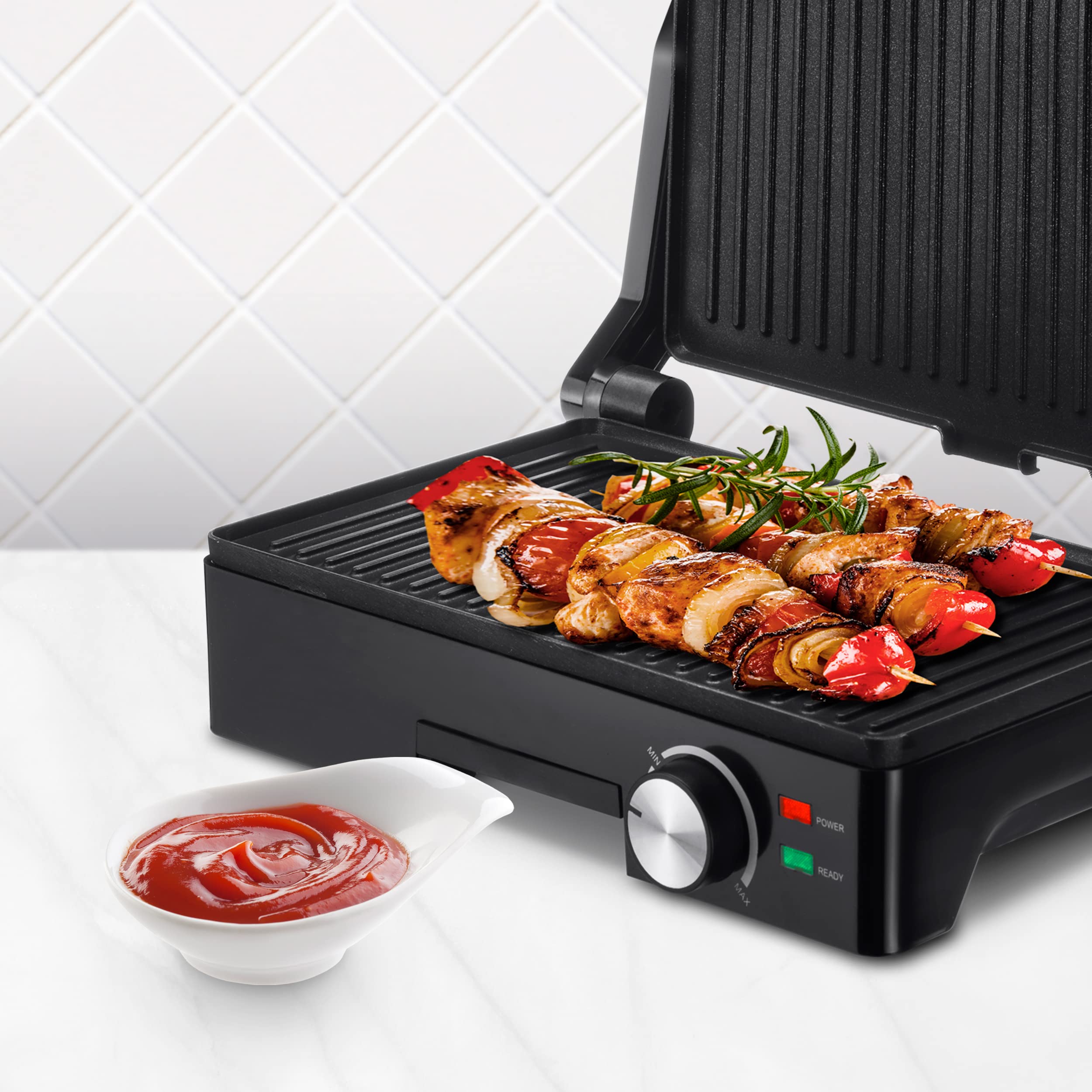 Ufesa Teide 1600W grill elettrico bistecchiera 27x17 cm