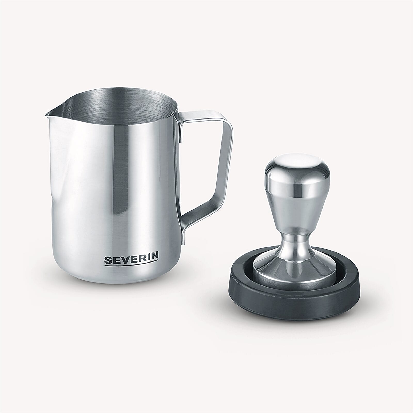 SEVO Set Barista Kit Espresso con Lattiera e Pressino 51 mm