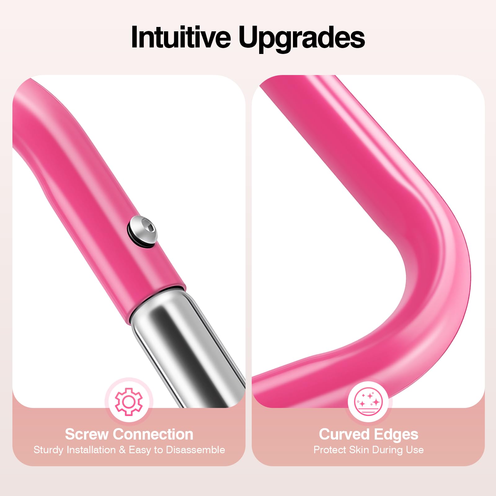 TiryyDrela Barra Ginnastica Bambini Pieghevole Rosa
