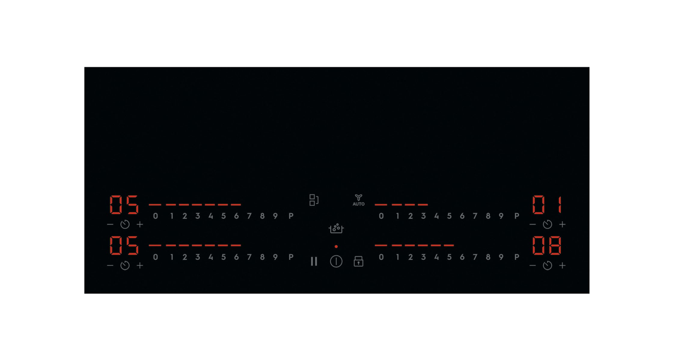 Electrolux KIS82453I piano induzione aspirante 80 cm 4 zone