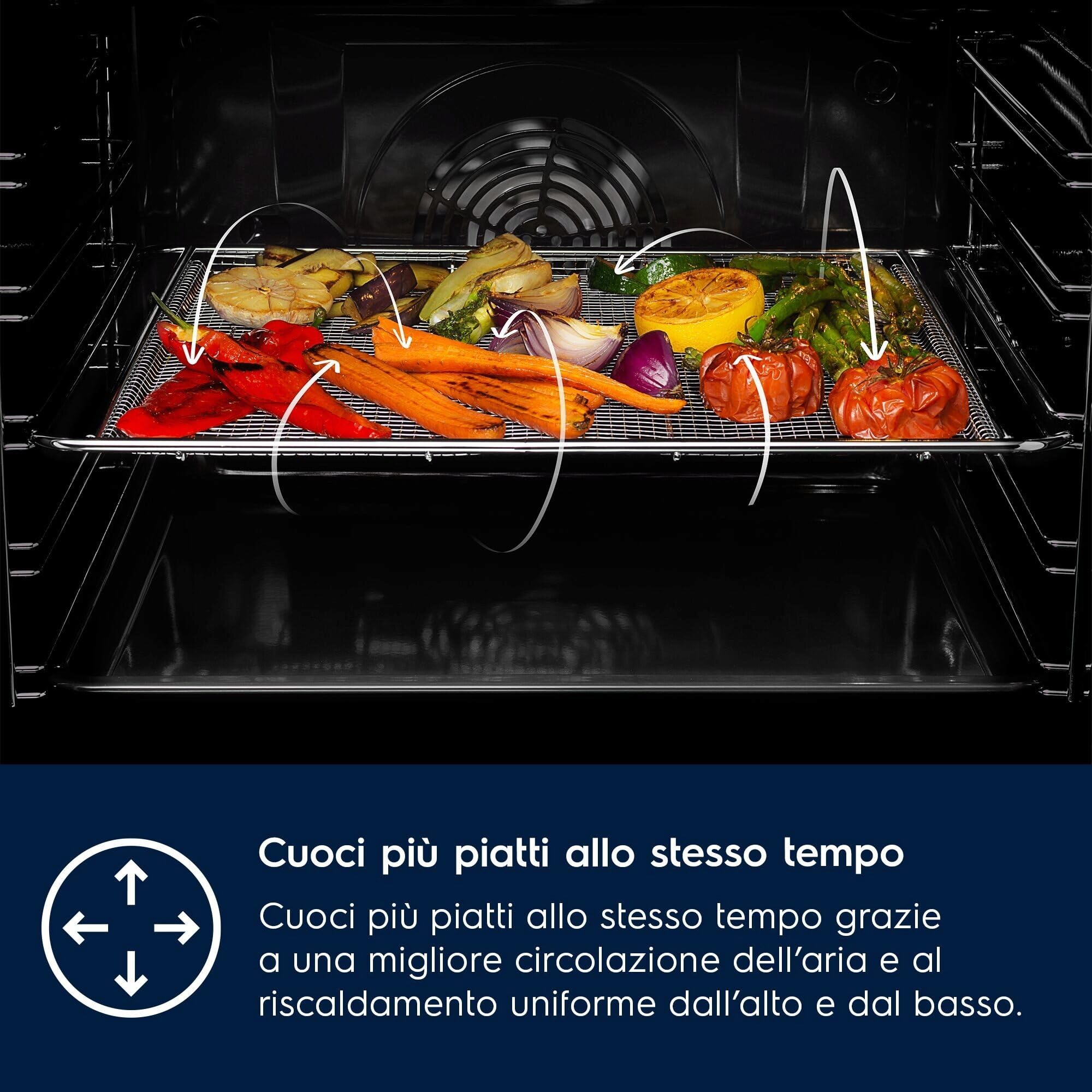 Electrolux E9OOAFWM teglia forata AirFry forni XXL