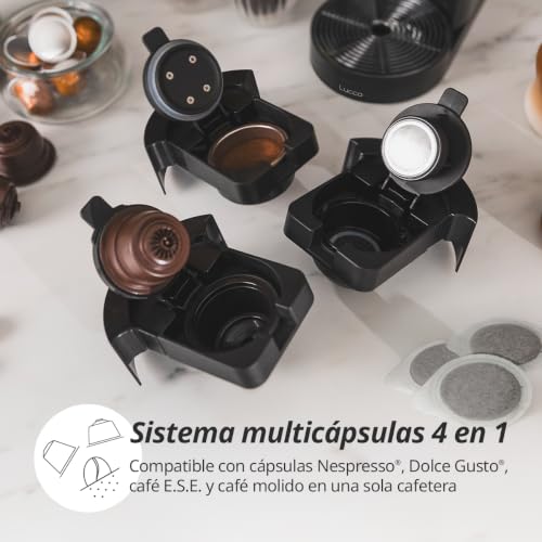 Ufesa Lucca macchina caffè multicapsula 4 in 1