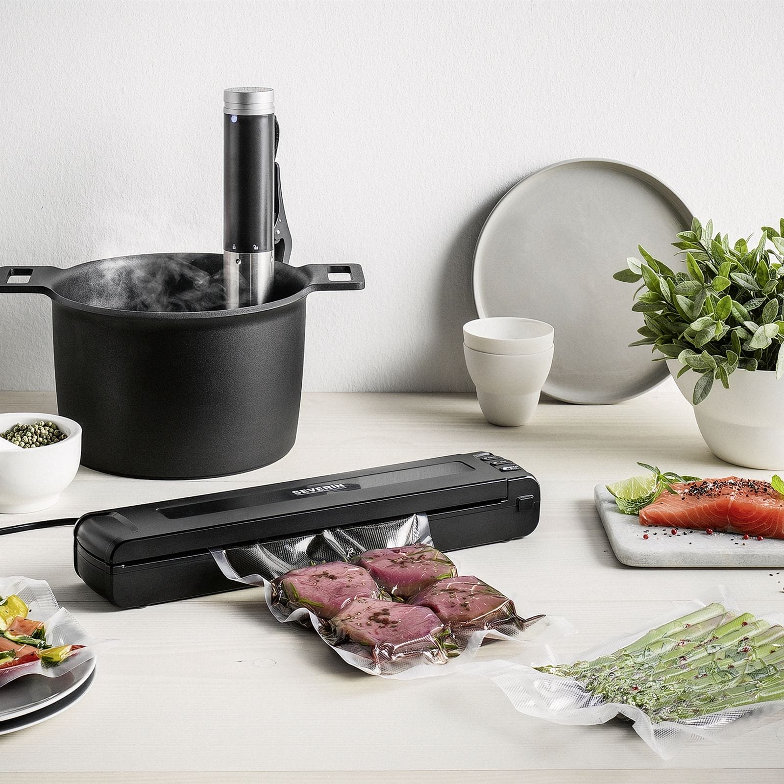 SEVERIN FoodSave macchina sottovuoto compatta 30 cm