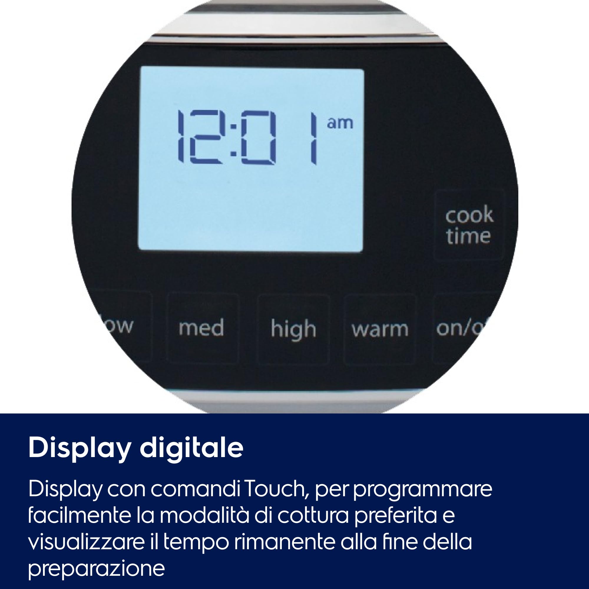 Electrolux ESC7400 slow cooker 6,6 L inox 6 programmi
