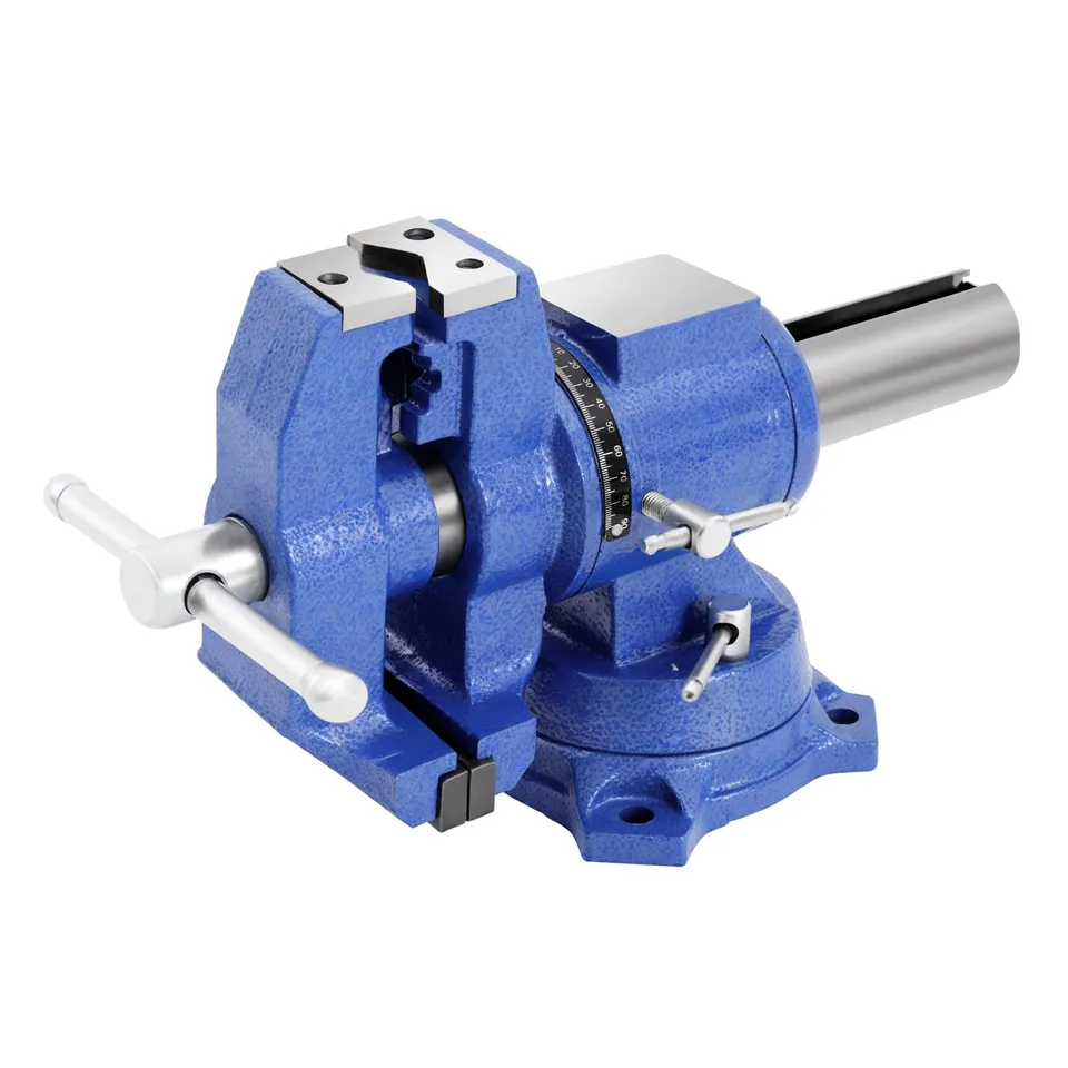TiryyDrela Morsa da Banco 100 mm Ghisa Base Girevole
