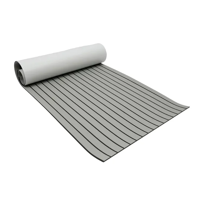 TiryyDrela Tappetino EVA Finto Teak Adesivo 240x90 cm Barca