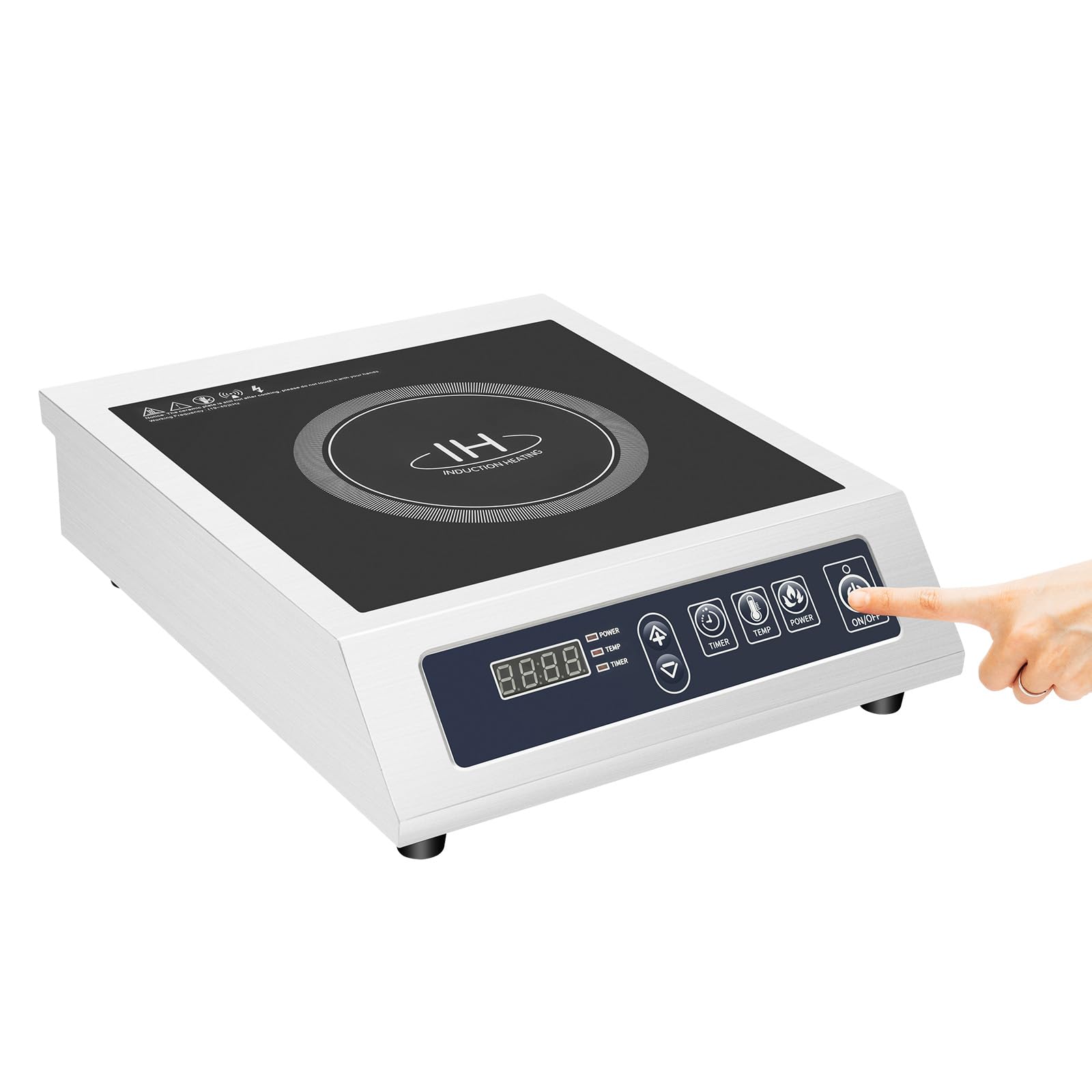 TiryyDrela Piano Induzione 3500W Tavolo 60-300°C Digitale