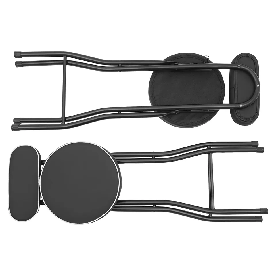 TiryyDrela Sgabelli Bar Pieghevoli 65 cm Set 2 Pezzi Imbottiti
