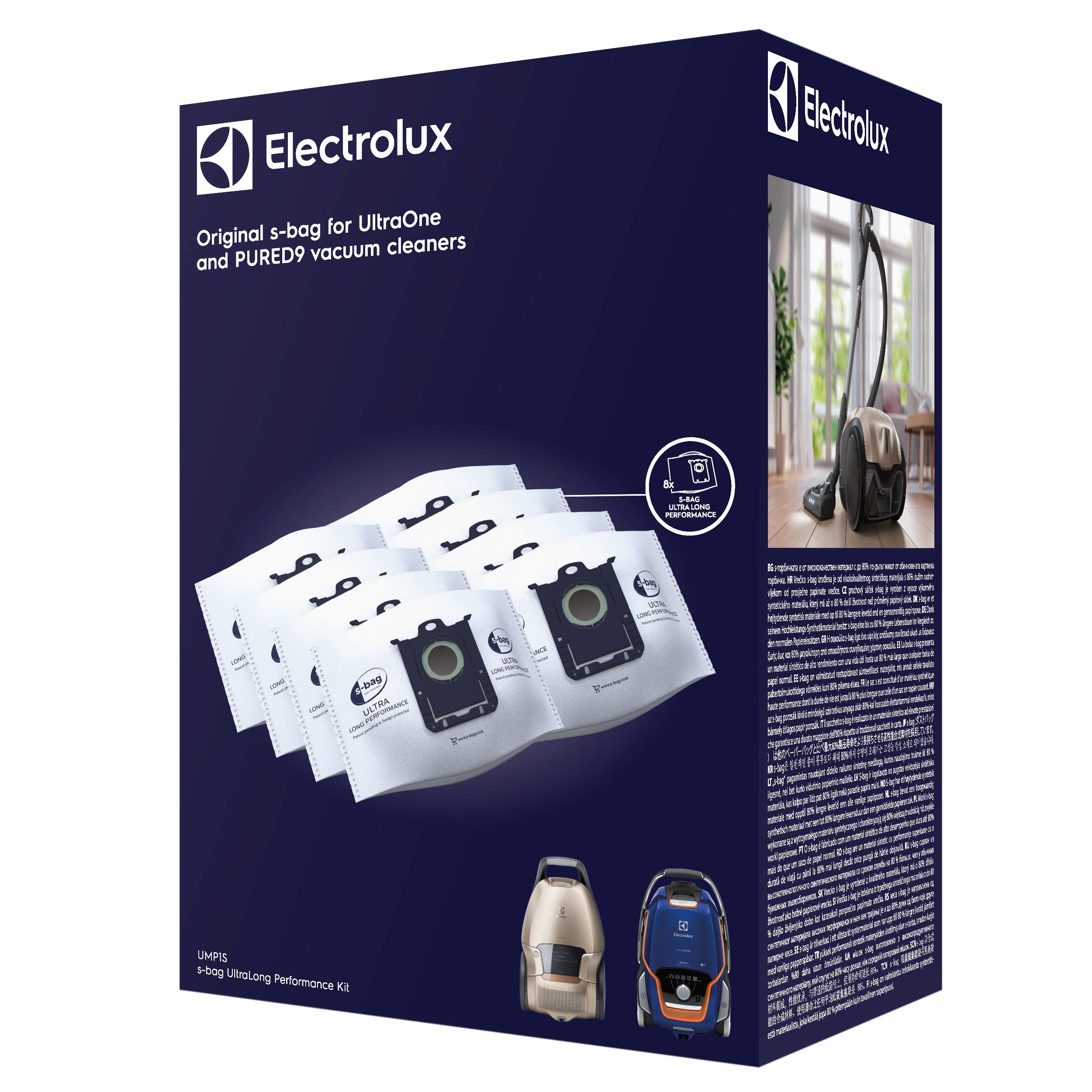 Electrolux E203S S-bag sacchetti aspirapolvere 4 pezzi bianchi