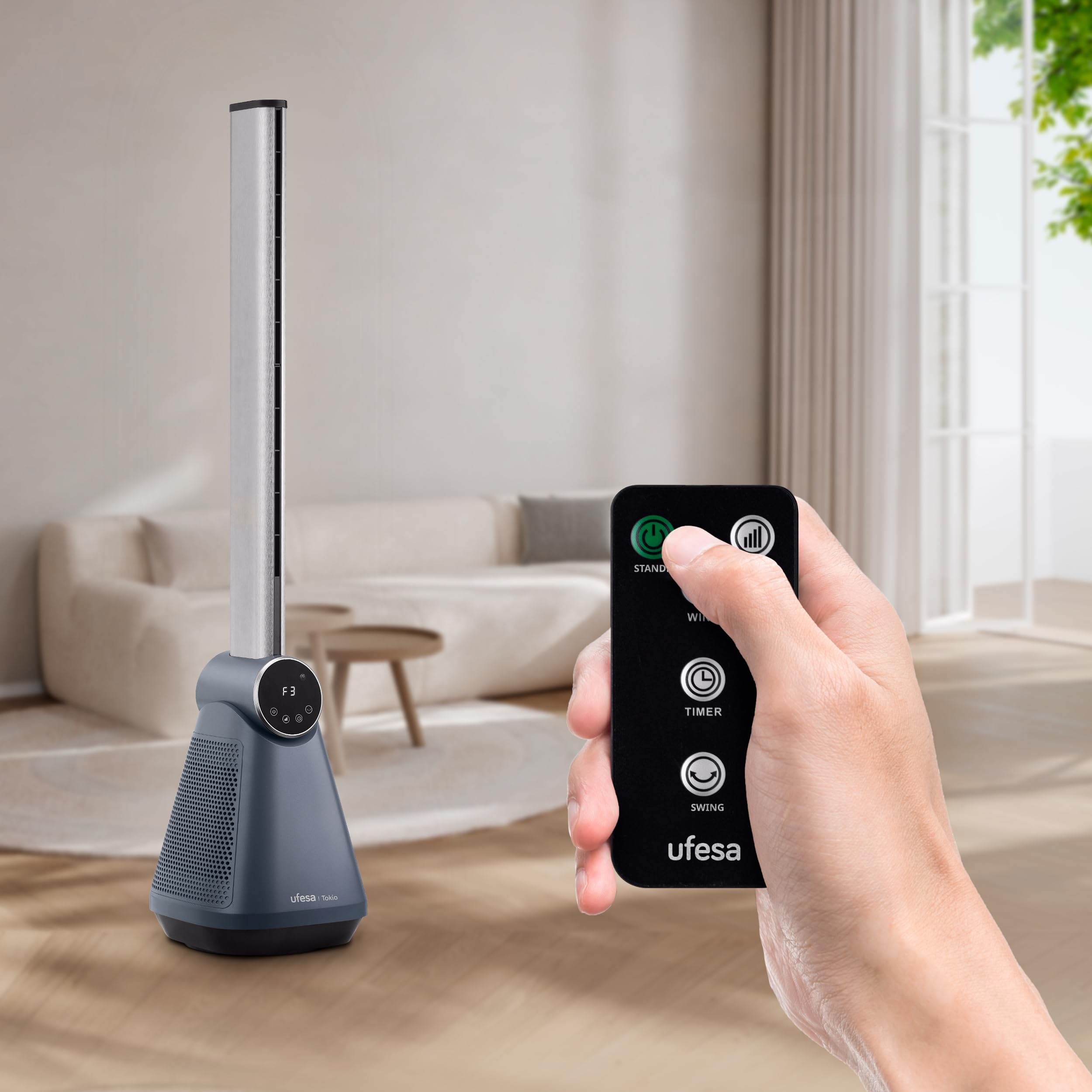 Ufesa TK50 ventilatore a torre senza pale 50W 97 cm