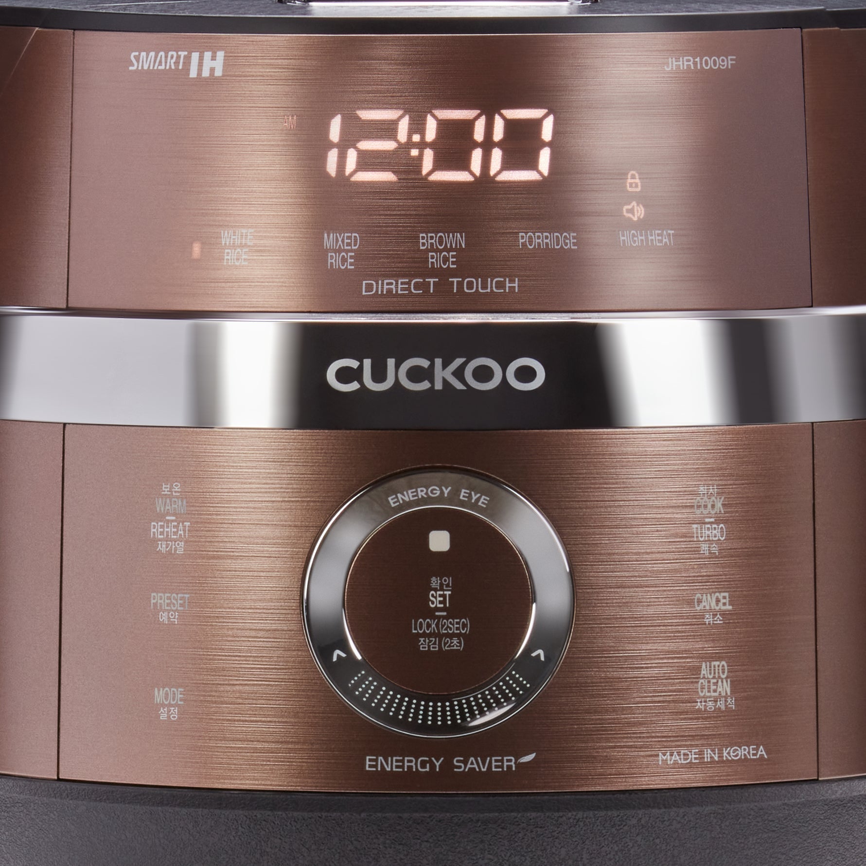 CUCKOO CRP-JHR0609F cuociriso a pressione induzione 6 tazze rame