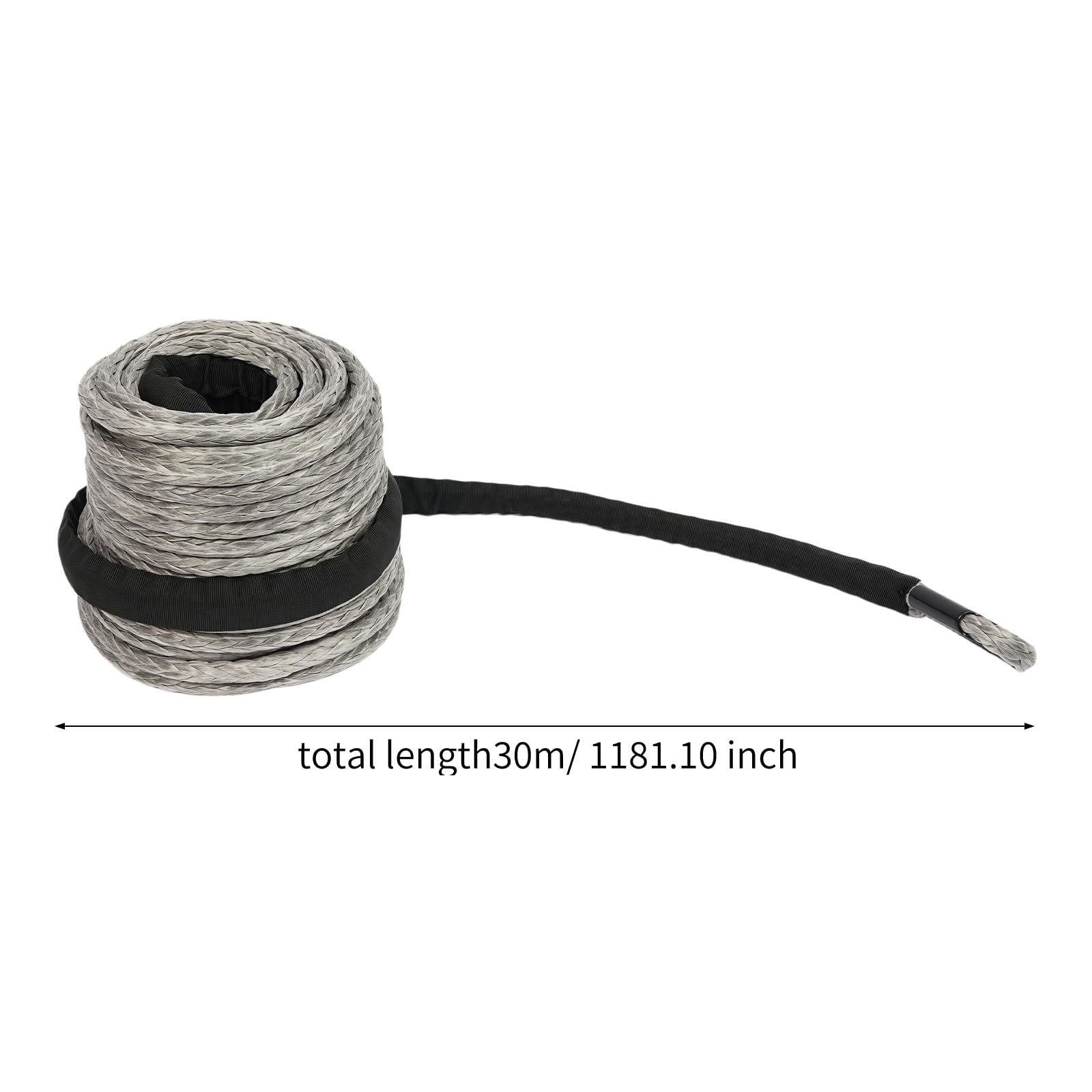 TiryyDrela Corda Verricello Sintetica 30 m 10 mm 10,5T UHMW-PE