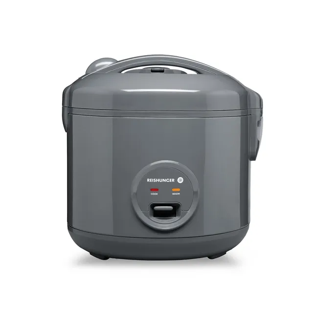 Reishunger Basis cuociriso elettrico 1,2 L grigio 6 porzioni