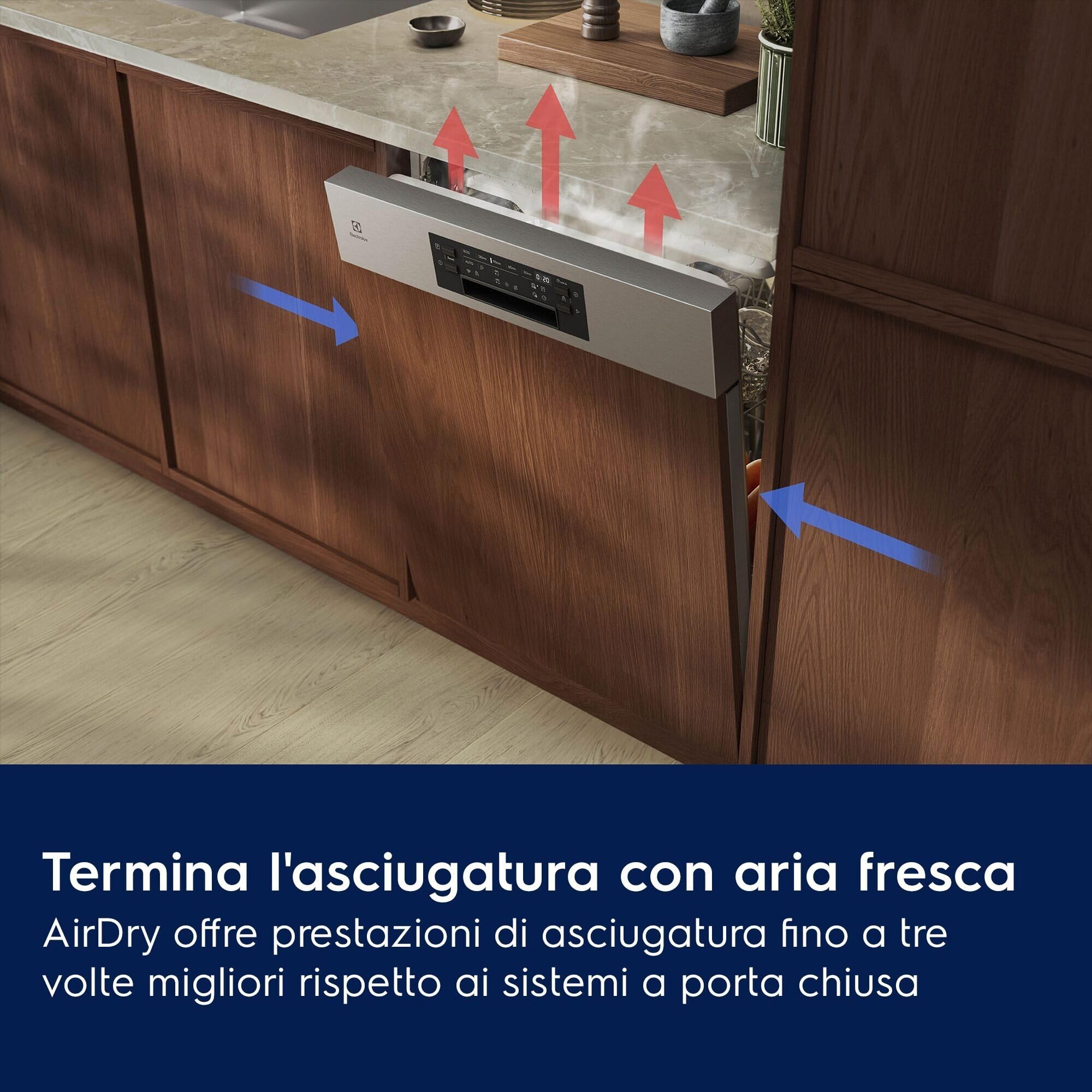 Electrolux E62IC101SX lavastoviglie incasso 13 coperti classe C