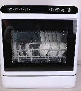 TiryyDrela Mini lavastoviglie da tavolo 4-6 coperti 72°C