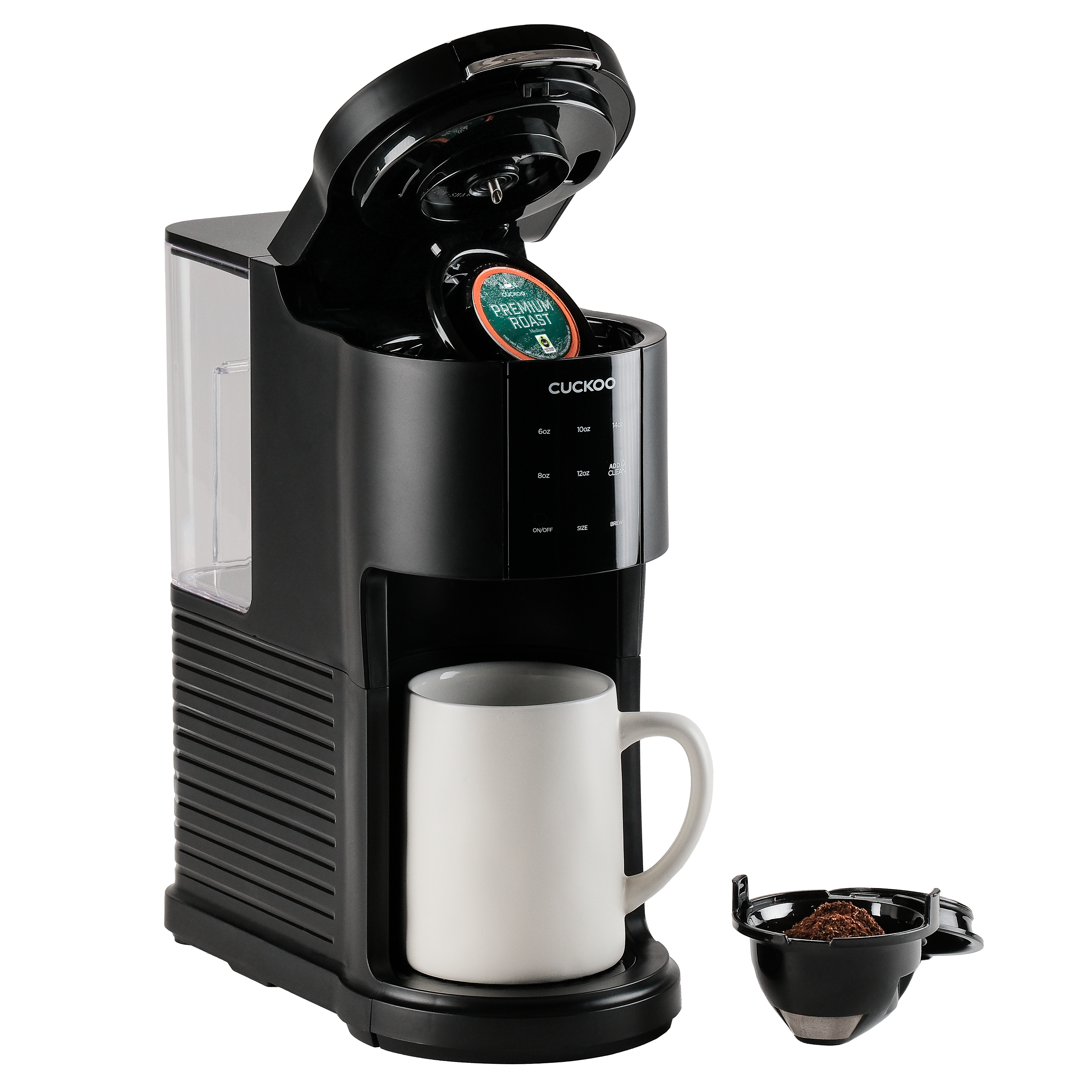 CUCKOO CCM-AK011B macchina caffè capsule nera 3 in 1 ricondizionata