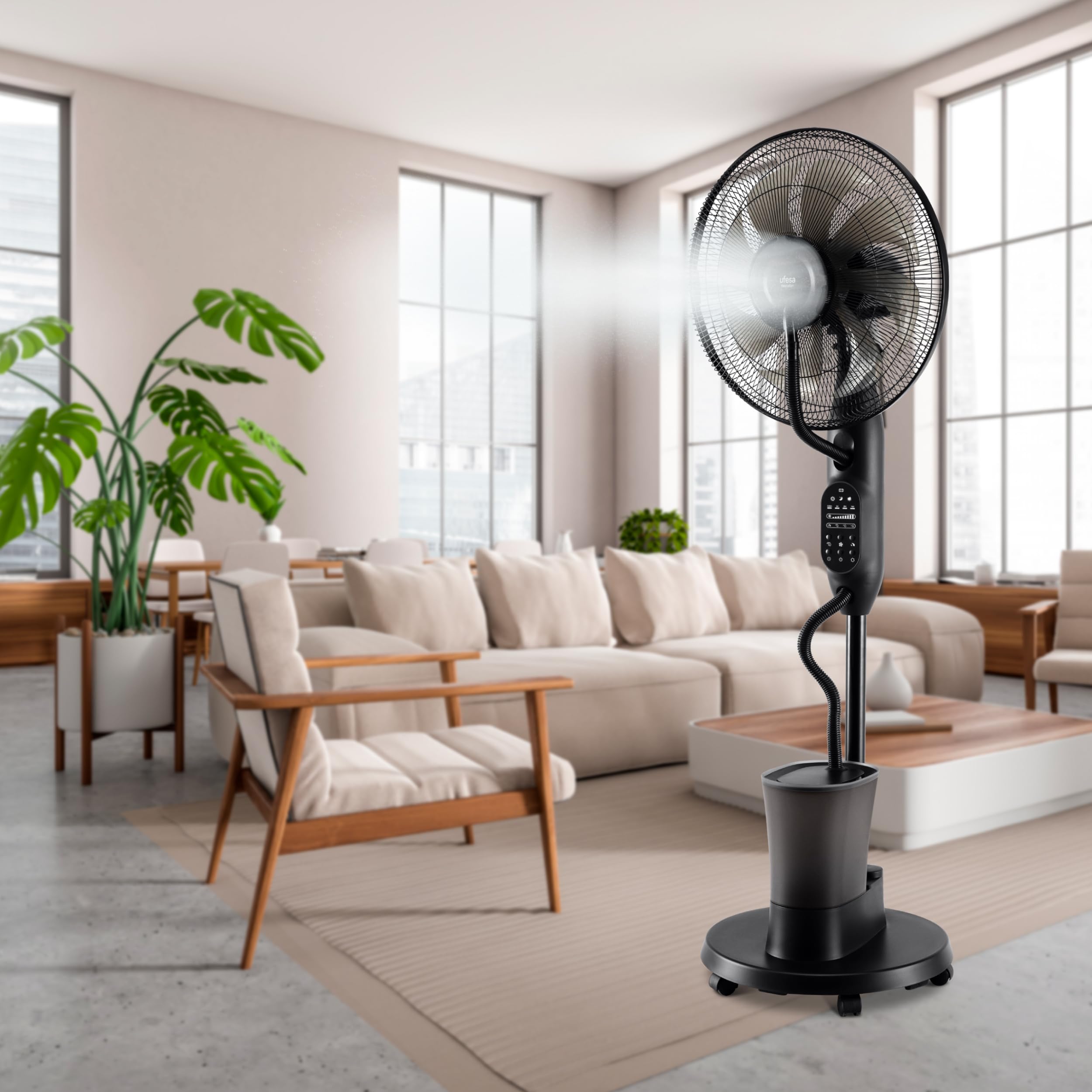 Ufesa Mist Fan VNDC ventilatore nebulizzatore 40 cm 60 W 9 velocita
