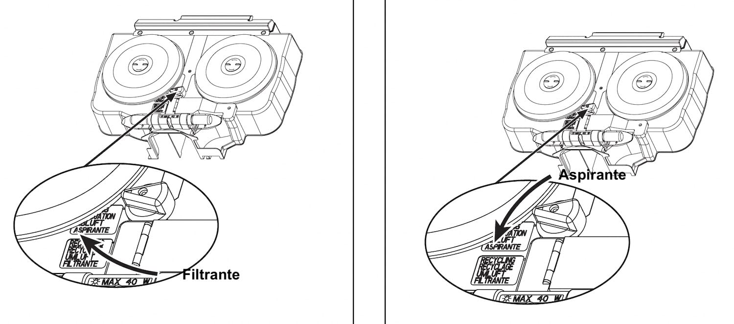 Faber 2740 SRM cappa sottopensile 60 cm 380 m3/h