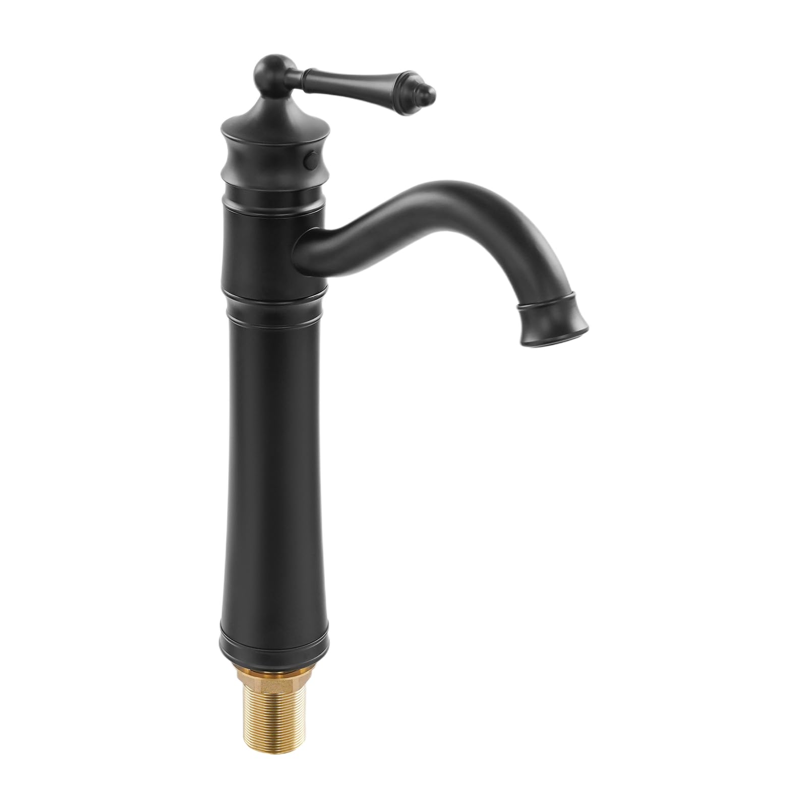 TiryyDrela Rubinetto Cucina Nero Girevole 360° 30 cm
