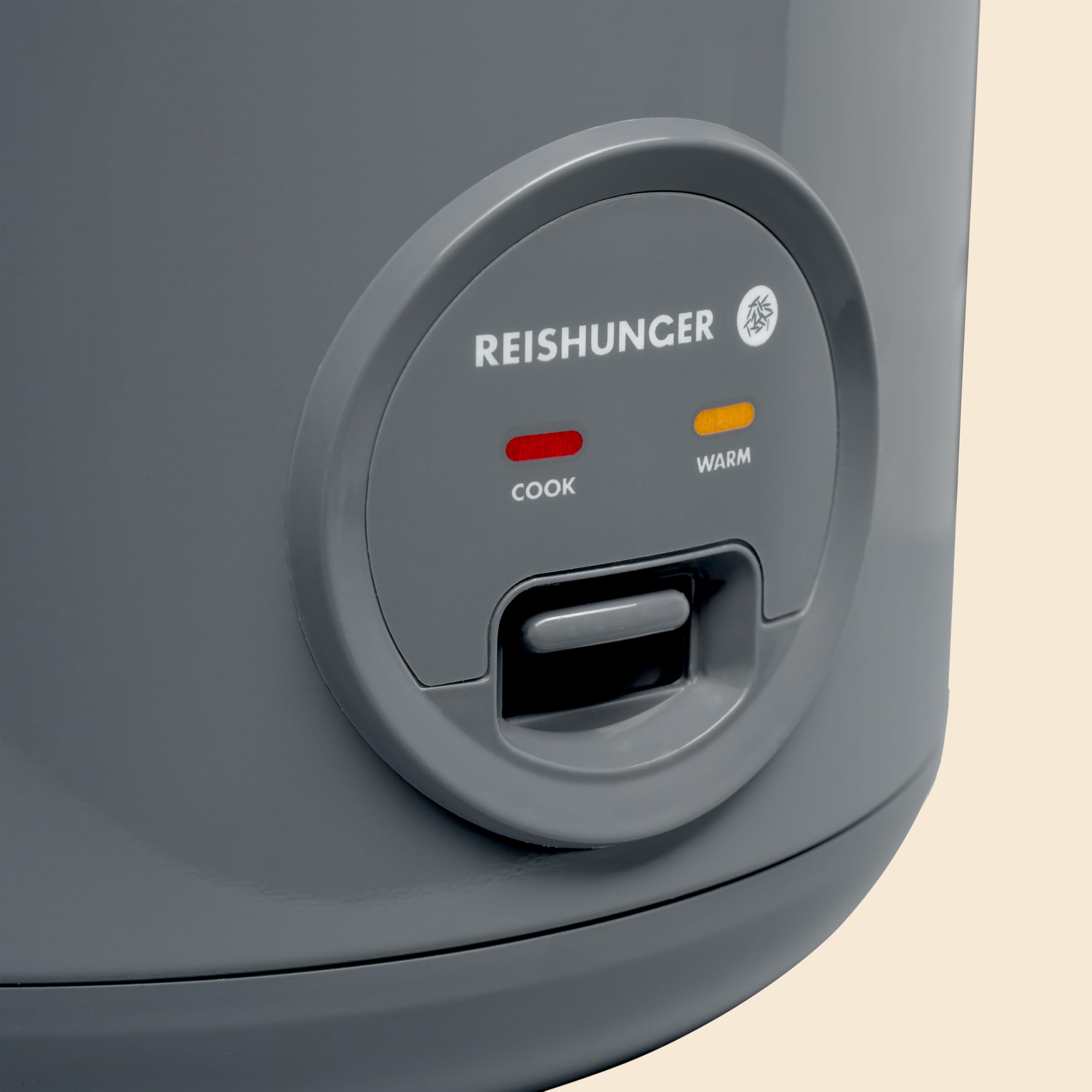 Reishunger Basis cuociriso elettrico 1,2 L grigio 6 porzioni