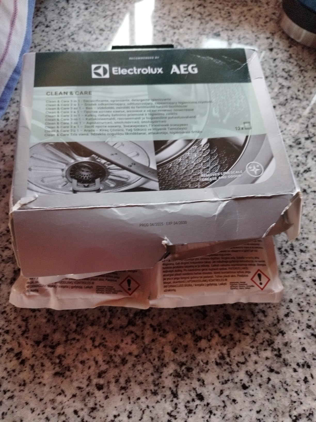 Electrolux 902979919 pulitore lavatrice 12 bustine 3 in 1