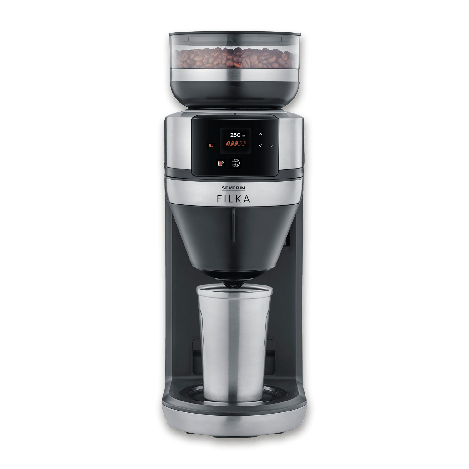SEVO Filka KA 4852 macchina caffè filtro vetro