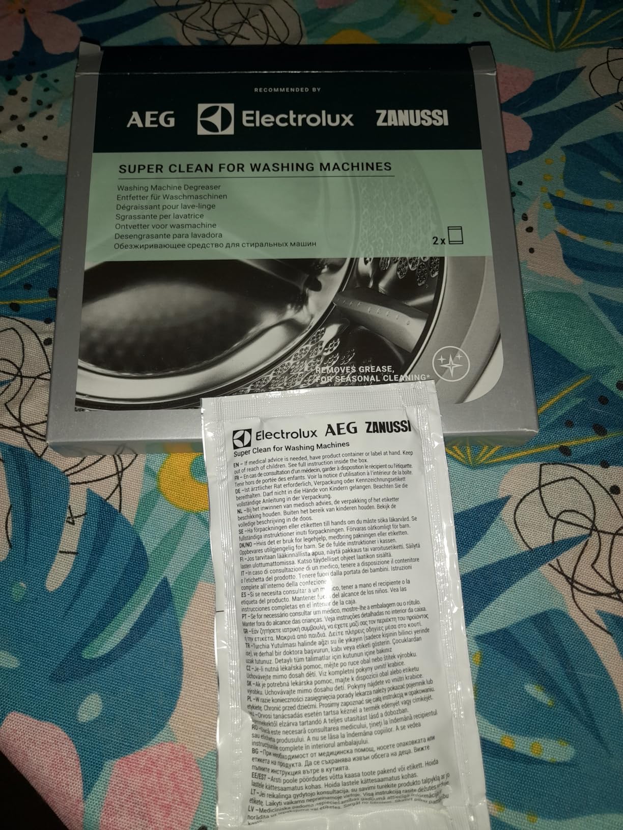 Electrolux 902979919 pulitore lavatrice 12 bustine 3 in 1