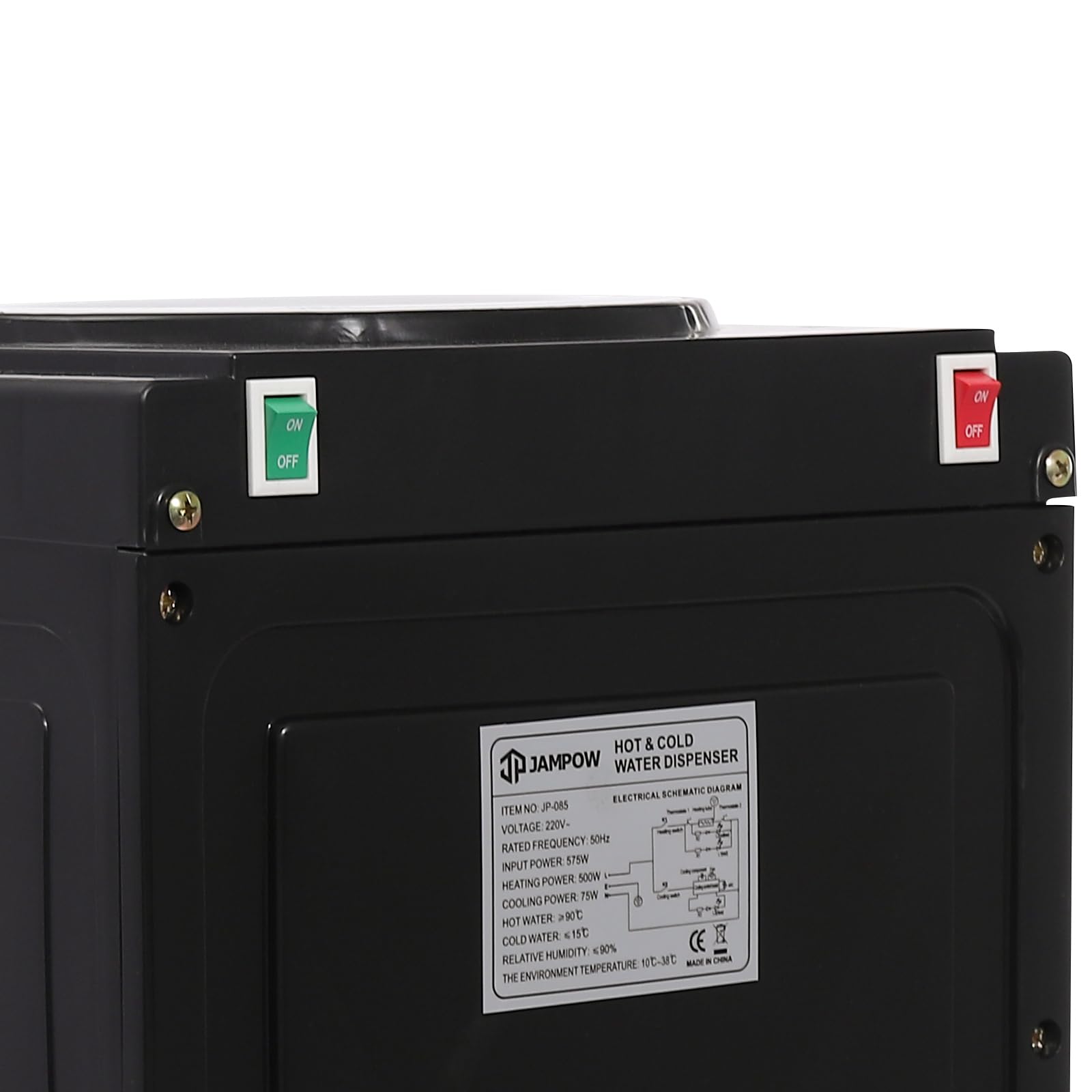 TiryyDrela Distributore Acqua Calda e Fredda Inox 500W