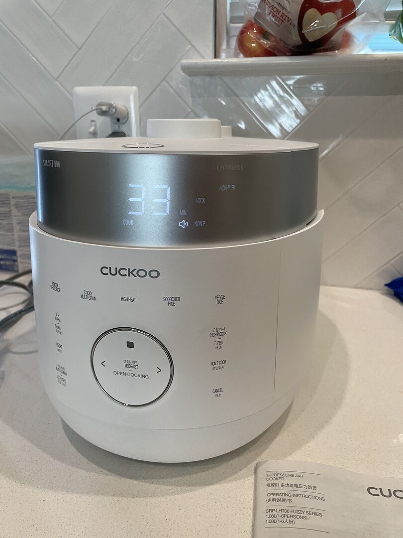 CUCKOO CRP-LHTR0609F cuociriso induzione 6 tazze doppia pressione