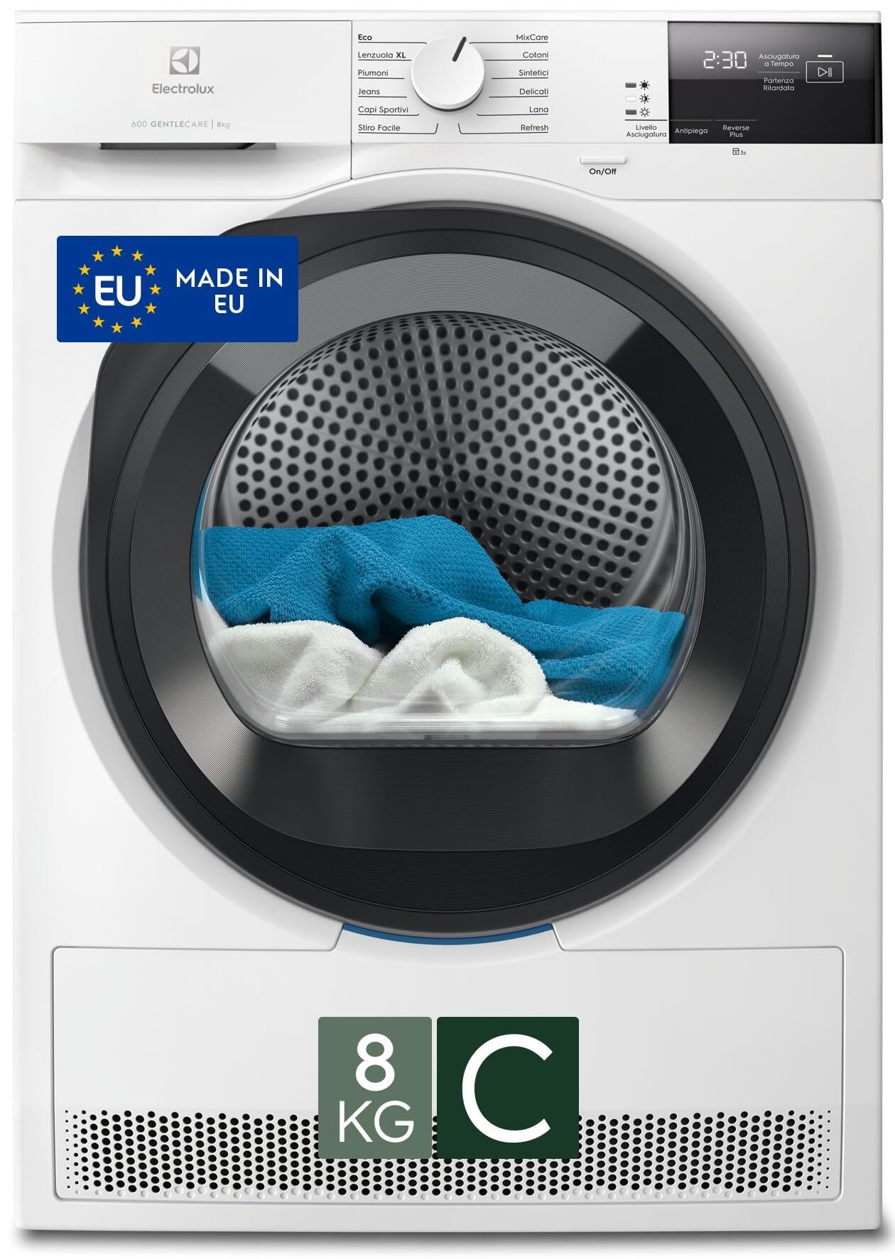 Electrolux 600 GentleCare EW6HA28G asciugatrice 8 kg pompa di calore