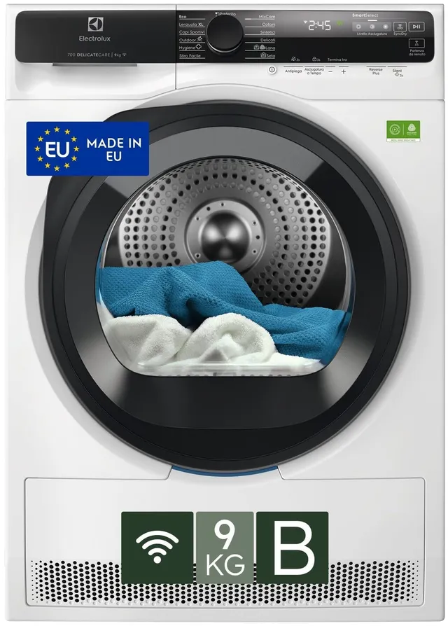 Electrolux EW7H59B asciugatrice 9 kg pompa di calore B