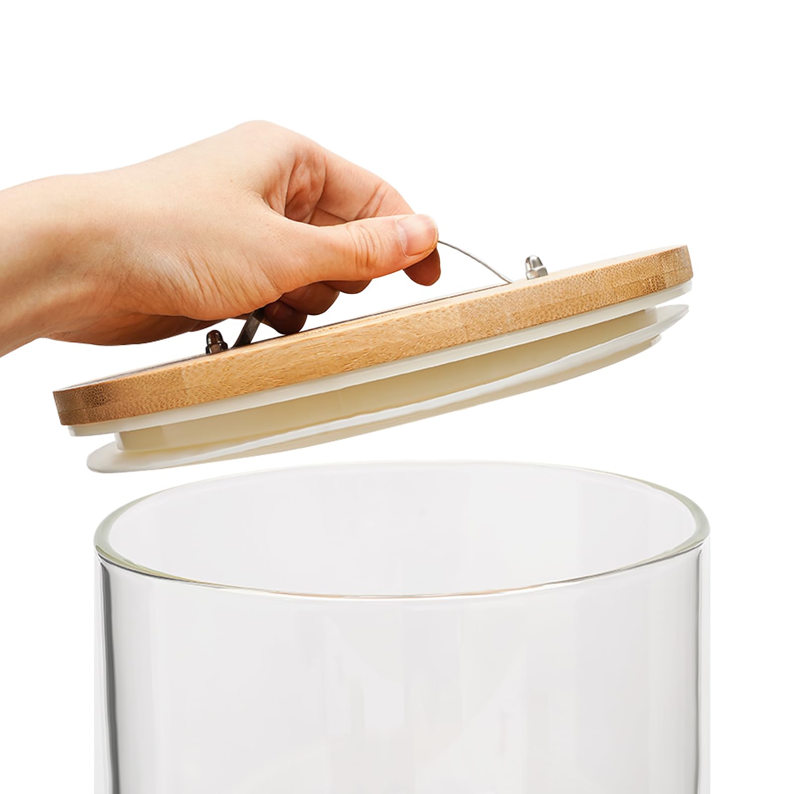 TiryyDrela dispenser cereali in vetro 7,5 L ermetico