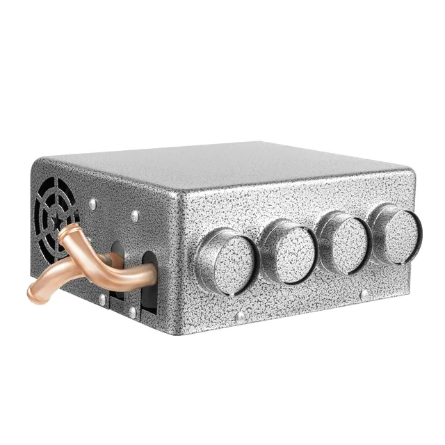 TiryyDrela Riscaldatore Auto 12V Universale Grigio Rame Ferro