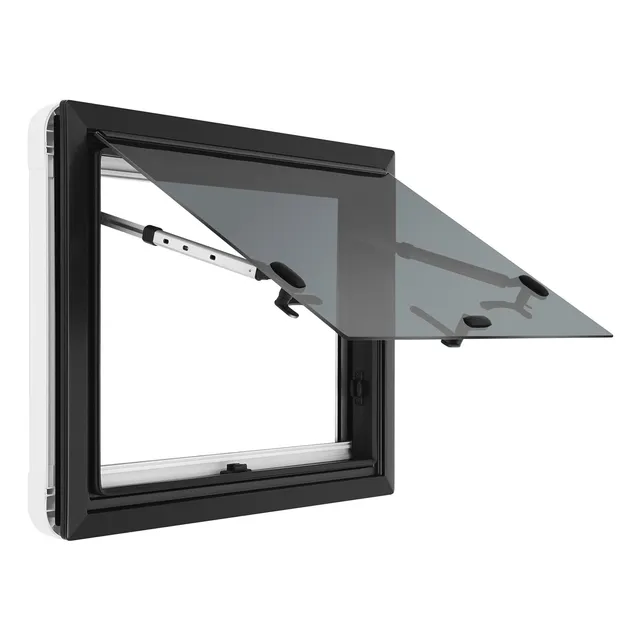 TiryyDrela Finestra Camper 60x45 cm Vetro Zanzariera 65°